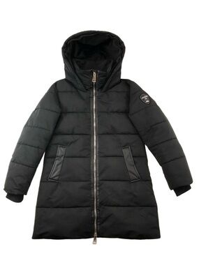 Pajar Laniege black hooded winter quilted snow parka Small womens coat